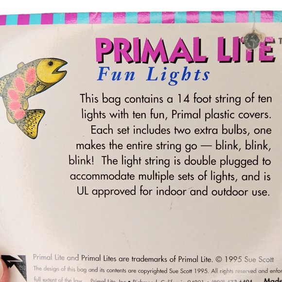 Primal Lite Fun Lights Cactus Christmas Party Lights New - Picture 4 of 9